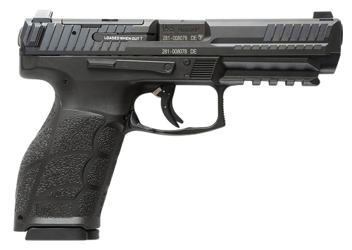 HK 81001067 VP9A1 *CA Compliant Full Size 9mm Luger 10+1 4.53" Optic Ready/Serrated Slide, Black Polymer Frame w/Picatinny Rail, Interchangeable Backstrap Grip, Ambidextrous