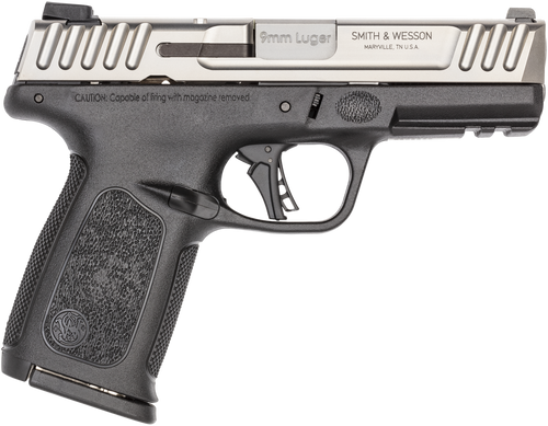 Smith & Wesson 13935 SD9 2.0  Compact Frame 9mm Luger 10+1, 4" Stainless Steel Barrel, Satin Stainless Steel Serrated Slide, Black Polymer Frame w/Picatinny Rail, Black Textured Polymer Grip