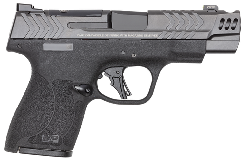 Smith & Wesson PC M&P9 Shield Plus Carry Comp 9mm Luger, 4" Barrel, 10+1, Gray Armornite