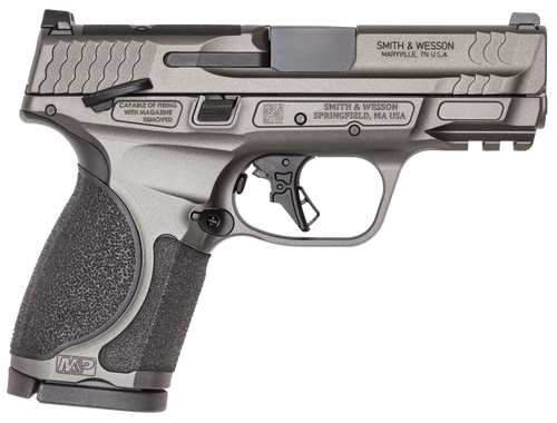 Smith & Wesson M&P9 M2.0 Metal Compact 9mm Luger, 3.6" Barrel, 15+1, Tungsten Gray Cerakote