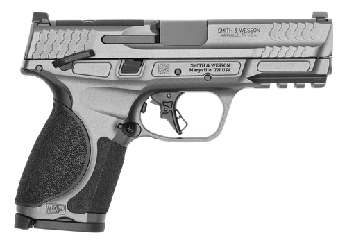 Smith & Wesson M&P9 2.0 9mm Luger, 4" Barrel, 10+1, Tungsten Gray / Black Armornite