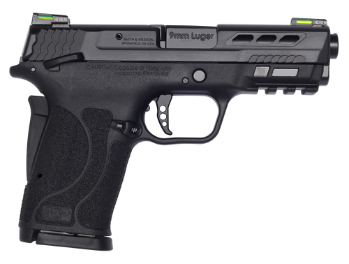 Smith & Wesson Performance Center M&P Shield EZ M2.0 9mm Luger, 3.83" Barrel, 8+1, Matte Black / Black Armornite