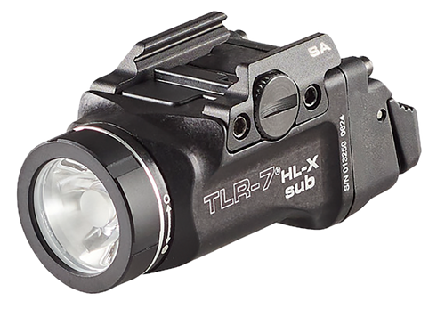 Streamlight 69506 TLR-7 HL-X SUB USB Black 6000 Series Aluminum Springfield Armory Hellcat 1000 Lumens