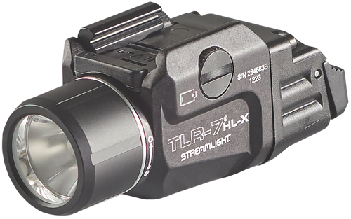 Streamlight 69458 TLR-7 HL-X USB Gun Light  Black Anodized 500/1,000 Lumens White LED
