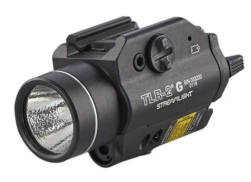 Streamlight 69250 TLR-2 G Gun Light  Black Anodized 300 Lumens White LED/Green Laser