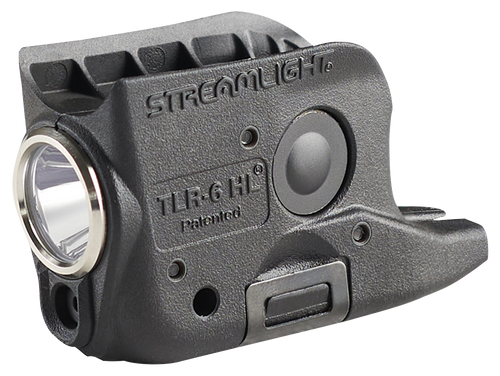 Streamlight 69340 TLR-6 HL Gun Light  Black 300 Lumens White LED/Red Laser Glock 42/43/43X/48