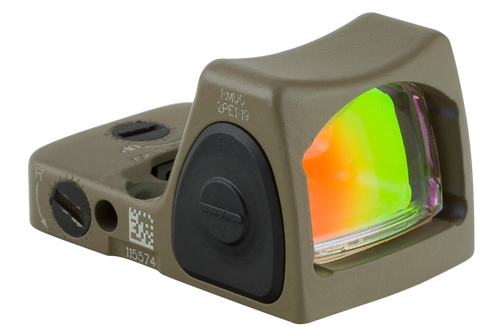 Trijicon 700696 RMR Type 2 Flat Dark Earth 1 x  0.89" x 0.67" 3.25 MOA Red Dot