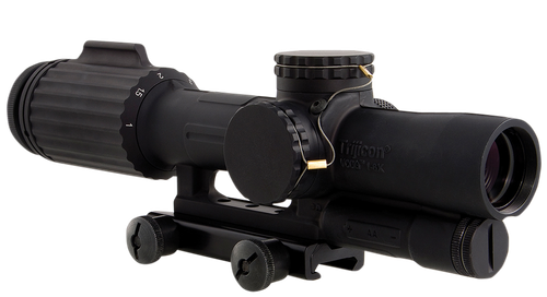 Trijicon 1600000 VCOG  Black Hardcoat Anodized 1-6x 24mm LED Illuminated Red Segmented Circle w/Crosshair 223 55gr Reticle