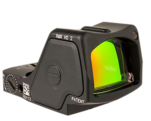 Trijicon 3200002 RMR HD Matte Black 1 x 0.89" x 0.67" 3.25 MOA Red Dot/55 MOA Circle Multi Reticle