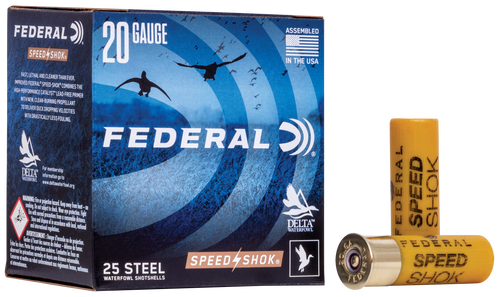 Federal WF2086 Speed-Shok  20Gauge 2.75" 3/4oz 6Shot 25 Per Box/10 Case