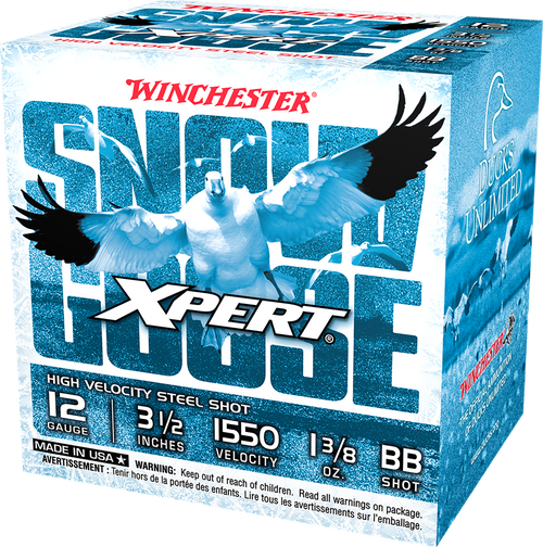 Winchester Ammo WXS12LBB Xpert Snow Goose High Velocity 12Gauge 3.50" 1 3/8oz BBShot 25 Per Box/10 Case