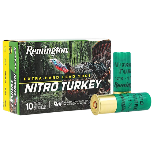 Remington Ammunition 26710 Nitro Turkey  12Gauge 3.50" 2oz 4Shot 10 Per Box/10 Case