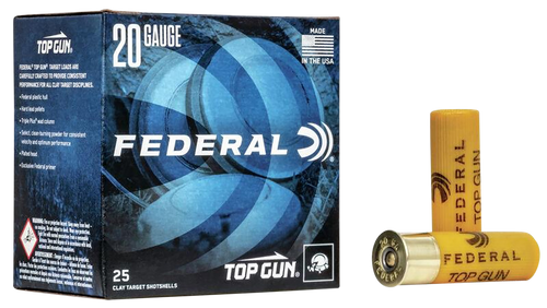 Federal TG2075 Top Gun  20Gauge 2.75" 7/8oz 7.5Shot 25 Per Box/10 Case
