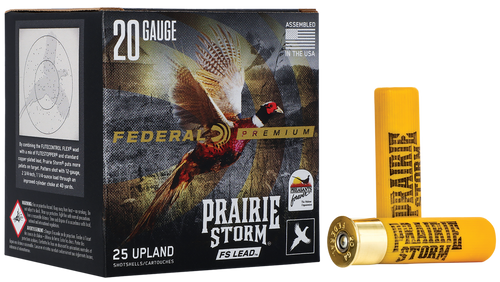 Federal PFX258FS6 Premium Prairie Storm FS 20Gauge 3" 1 1/4oz 6Shot 25 Per Box/10 Case