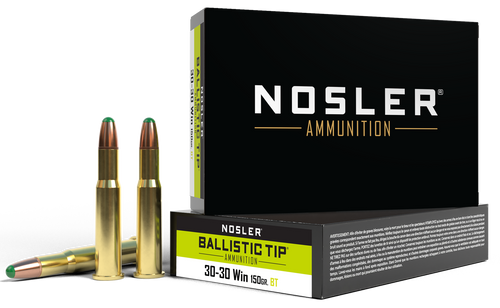 Nosler 40065 Ballistic Tip  30-30Win 150gr Round Nose Ballistic Tip 20 Per Box/10 Case