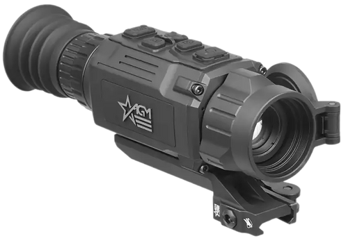 AGM Global Vision 314218550203R921 Rattler V2 19-256 Thermal Black 2.5-20x 19mm Multi Reticle, Digital 1x/2x/4x/8x Zoom 256x192, 50 Hz Resolution