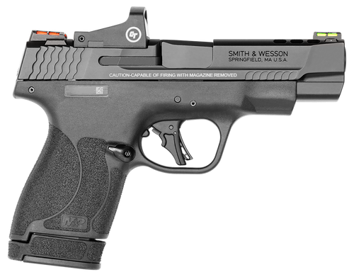 Smith & Wesson 13253 Performance Center M&P Shield Plus 9mm Luger 4" Ported 10+1,13+1 Black Matte Black Armornite Stainless Steel Ported Slide Black Polymer Grip (No Manual) Crimson Trace Red Dot