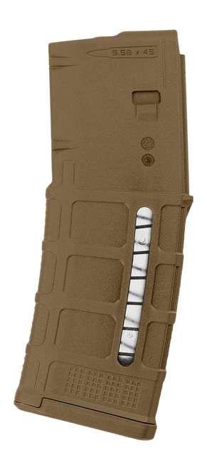 Magpul MAG556MCB PMAG Gen M3 Window 30rd 5.56x45mm/223Rem Black Polymer