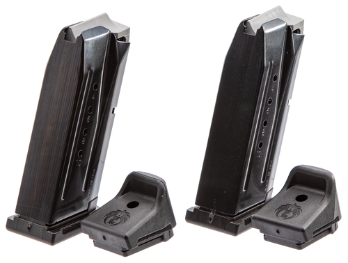 Ruger 90686 Security-9 Value Pack 10rd 9mm Luger Black Oxide Steel 2 Per Pack