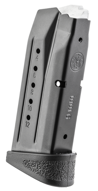 Smith & Wesson 194530000 M&P Compact 12rd 9mmLuger Blued Steel