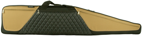 Bulldog BD36044 Elite Rifle Case 44" Black w/Tan Panels Water-Resistant Nylon