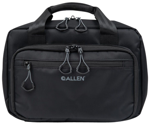 Allen 3639 Double Pistol Bag Black Nylon Holds 2 Handguns