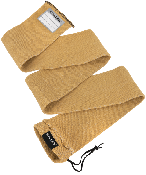 Allen 13172 Stretch Knit Gun Sock Coyote Silicone-Treated Knit w/Custom ID Labeling Holds Rifles with Scope or Shotguns 52" L x 3.75" W Interior Dimensions