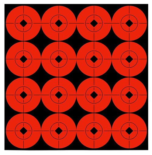 Birchwood Casey 33904 Target Spots  Self-Adhesive Paper Black/Orange 1.5" Bullseye 160 Pack