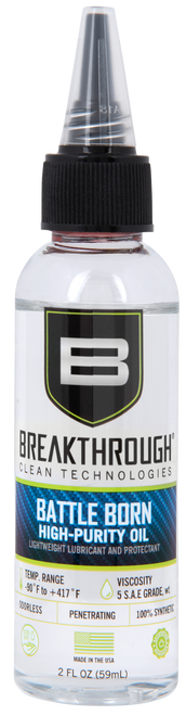 Breakthrough Clean BTO2OZ Battle Born High-Purity Oil 2 oz Squeeze Bottle