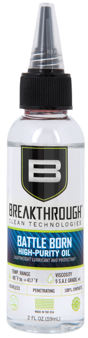 Breakthrough Clean BTO2OZ Battle Born High-Purity Oil 2 oz Squeeze Bottle