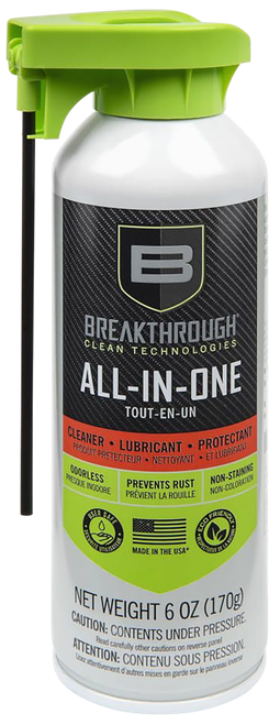 Breakthrough Clean BTACLP6OZ All-In-One Gun Care Aerosol 6 oz