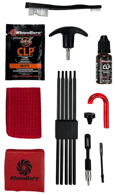 KleenBore UK213 Universal Cleaning Kit .22 Cal-12 Gauge Handguns/Rifles/Shotguns