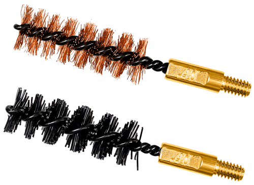 Otis FG341NB Bore Brush Set  10mm/40 Cal 8-32" Thread 2" Long Bronze/Nylon Bristles 2 Per Pkg