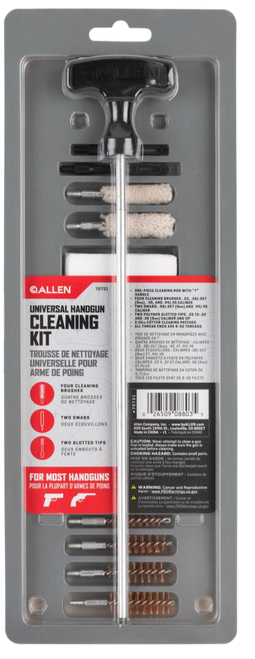 Allen 70731 Universal Cleaning Kit 22-44/45 Handgun
