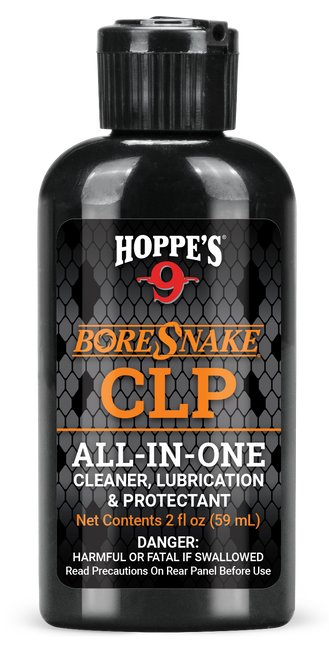 Hoppe's HSO BoreSnake Oil CLP Cleans Lubricates Prevents Rust Pinpoint Applicator 2 oz. Squeeze Bottle