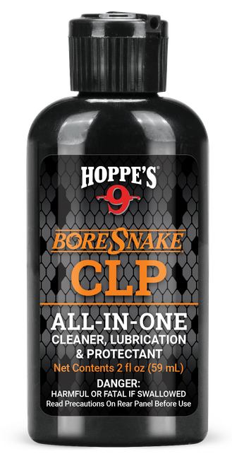 Hoppe's HSO BoreSnake Oil CLP Cleans Lubricates Prevents Rust Pinpoint Applicator 2 oz. Squeeze Bottle