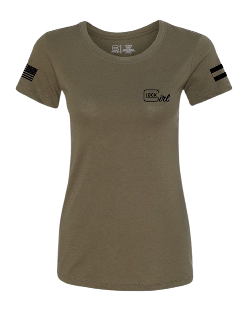 GLK AP96370 GLOCK GIRL FLAG TEE XL  GRN