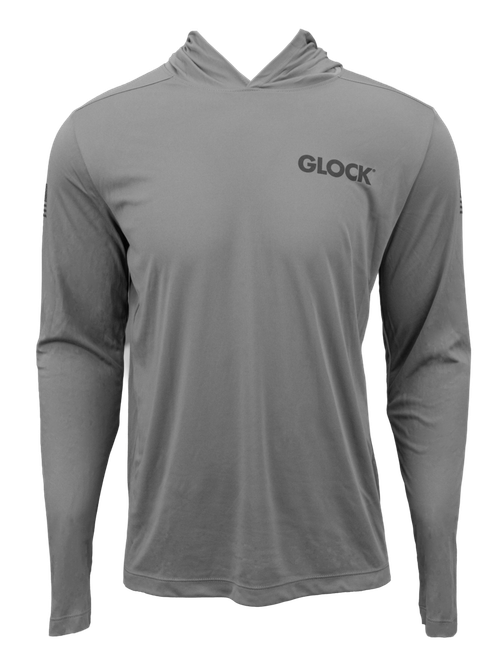 GLK AP96419 HOODED PERFORMANCE SHIRT 2XL GREY