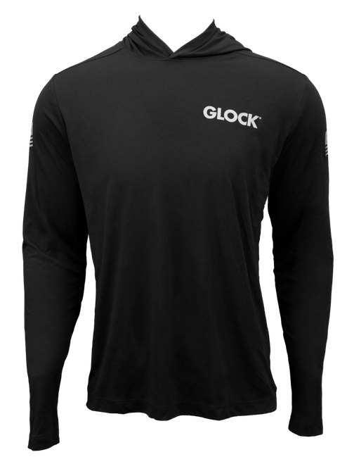 GLK AP96411 HOODED PERFORMANCE SHIRT L   BLK
