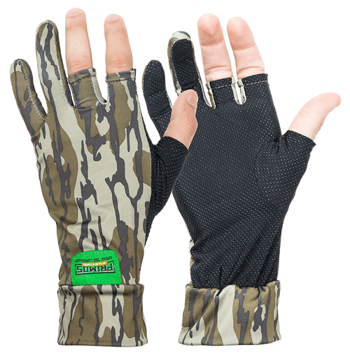 Primos PS6681 Stretch Fit  Mossy Oak Original BottomLand Fingerless Neoprene OSFA