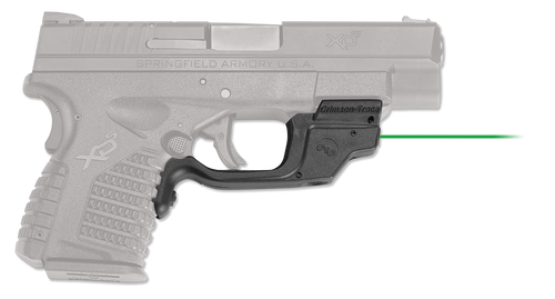 Crimson Trace 0147201 Laserguard  Fits Springfield XD-S, Green Laser Black Polymer