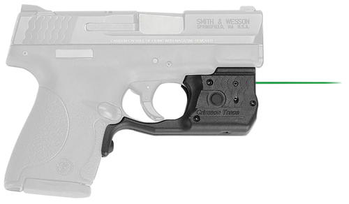 Crimson Trace 0158401 Laserguard Pro Fits S&W M&P Shield & M&P Shield M2.0 9mm/40 S&W, Green Laser/White Light Black Polymer