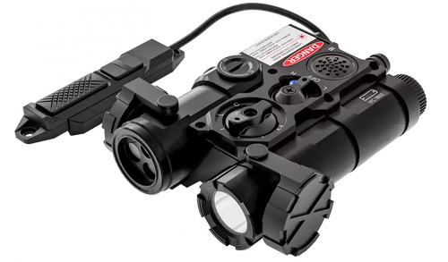 AGM Global Vision WLAD-CLA1-B1 WLAD 1B  Black Green Laser & IR Pointer/Illuminator Coaxial Dual Laser White LED 300 Lumen