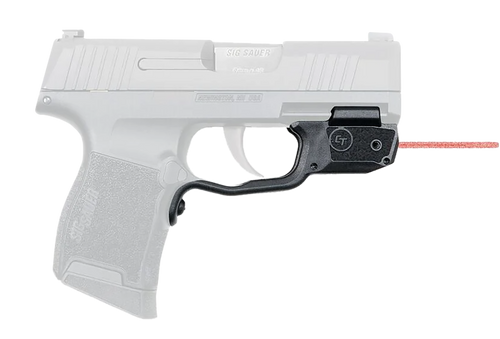 Crimson Trace 0181501 Laserguard  Fits Sig P365/P365XL/P365SAS, Red Laser Black Polymer Trigger Guard Mount