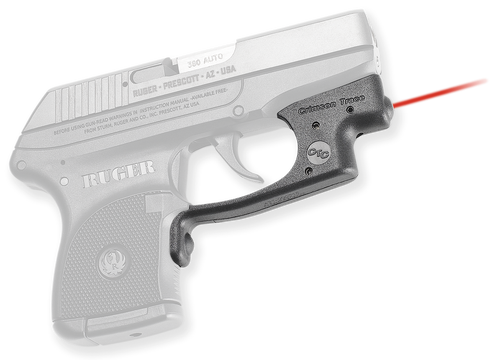 Crimson Trace 0122501 Laserguard  Fits Ruger LCP (Except Gen II LCP), Red Laser Black Polymer Trigger Guard Mount