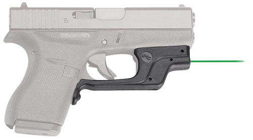 Crimson Trace 0146301 LG-443 Laserguard  Compatible w/Glock 42/43, Green Laser Black Polymer