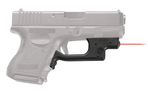 Crimson Trace 0123401 Laserguard  Compatible w/Glock Compact & Sumcompact, Red Laser Black Polymer