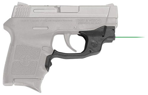 Crimson Trace 0143901 Laserguard  Fits S&W M&P Bodyguard .380, Green Laser Black Polymer