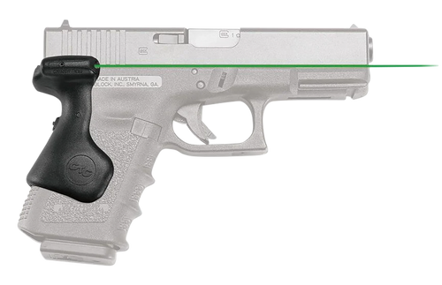 Crimson Trace 0167501 Lasergrips  Compatible w/Glock Compact Gen5 19/Gen4 19, 23, 32/Gen5 19 Gen 4, Green Laser Black Polymer