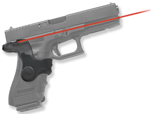 Crimson Trace 0124301 Lasergrips  Compatible w/Glock Gen3 17/17L/19/22/23/31/32/34/35/37/38,Red Laser Black Polymer